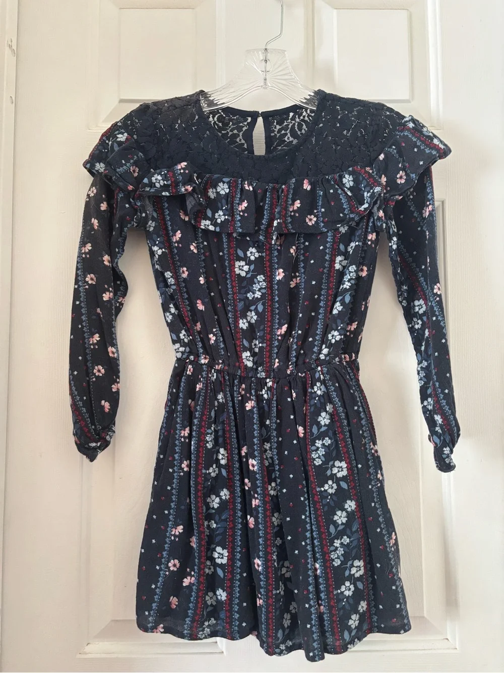 abercrombie kids navy floral